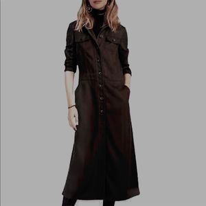 W By Worth Tencel Jean Coat Dress